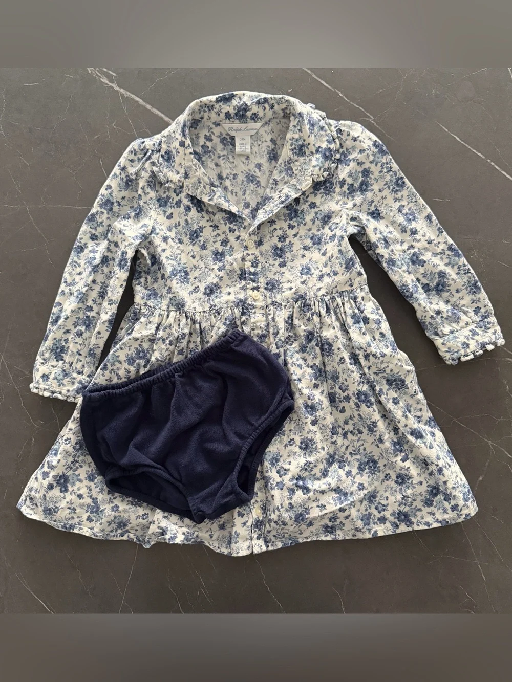 Ralph Lauren Dress & Bloomers Set (Baby)